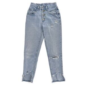 90s Lee button fly high waisted jeans 1990s vintage
